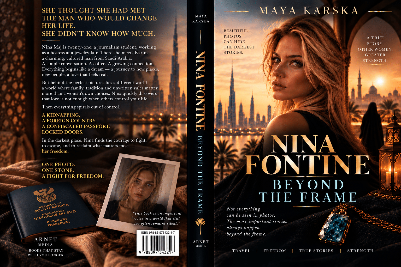 Cover of Nina Fontine: Beyond the Frame by Maya Karska