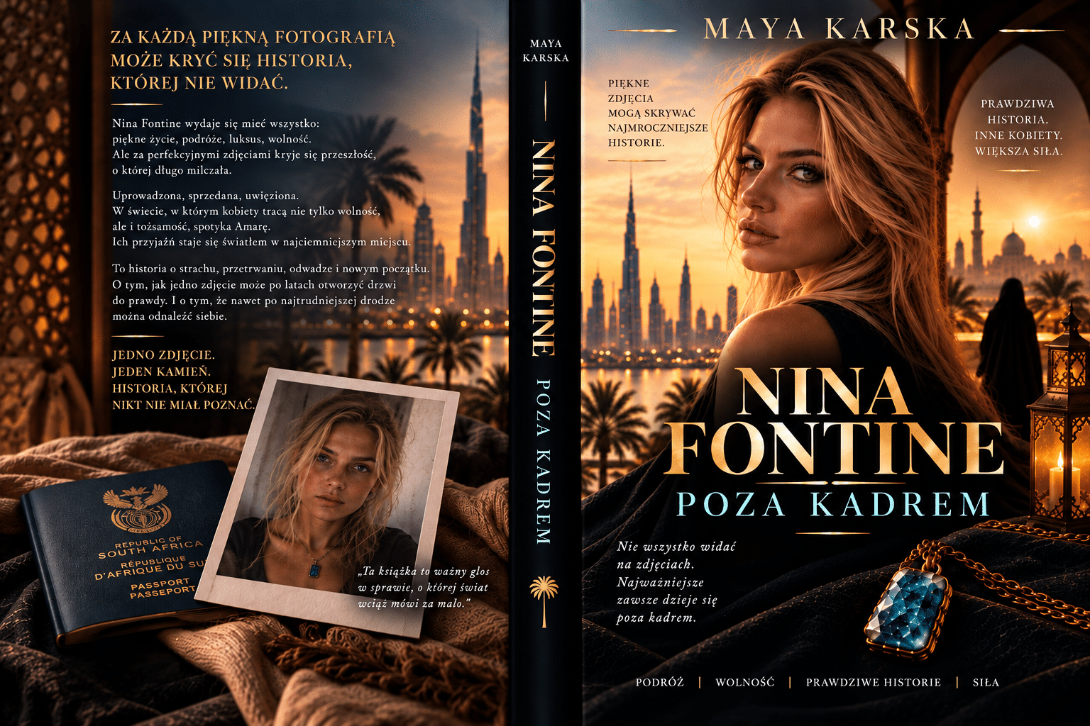 Okładka książki Nina Fontine. Poza kadrem — Maya Karska